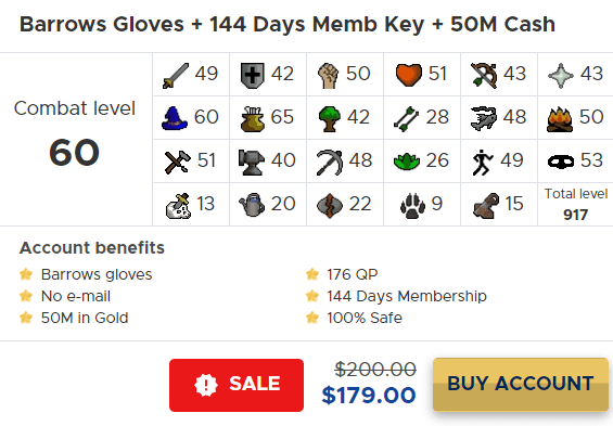 osrs account with barrows gloves-min osrs account with barrows